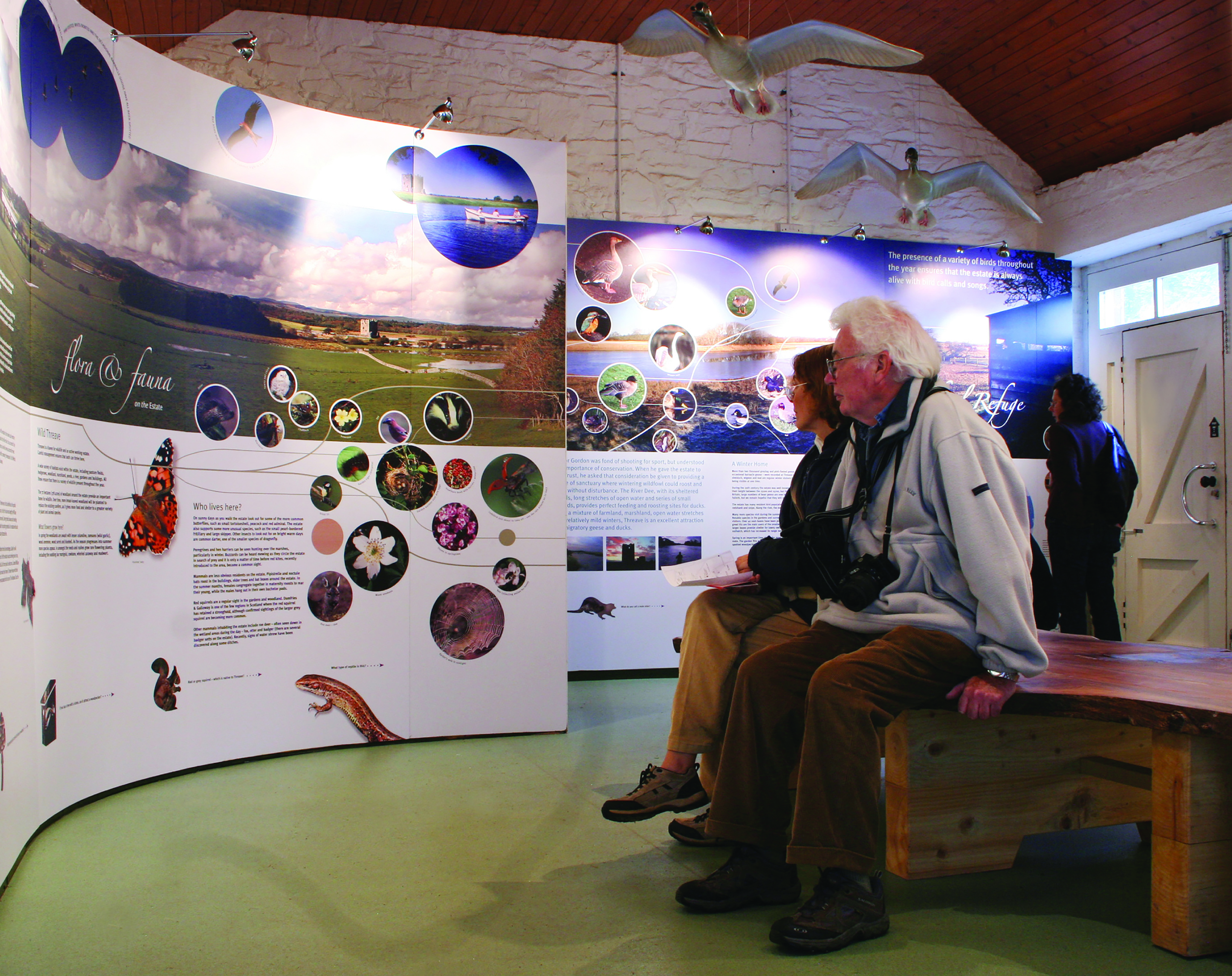 Threave estate exhibition signage bdsdigital