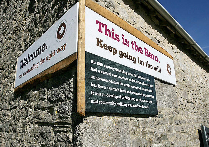 heron mill signage design bdsdigital