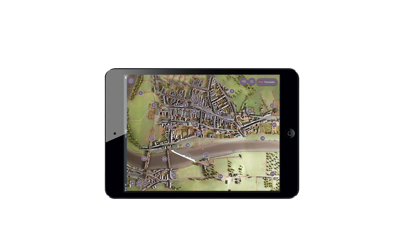 robert burns centre ipad app design by bdsdigital