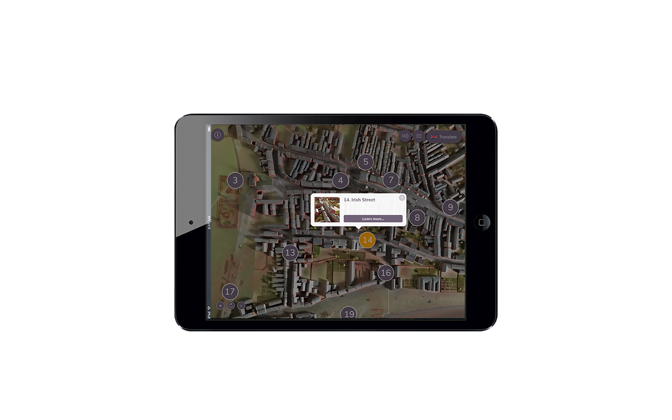 robert burns centre ipad app design by bdsdigital