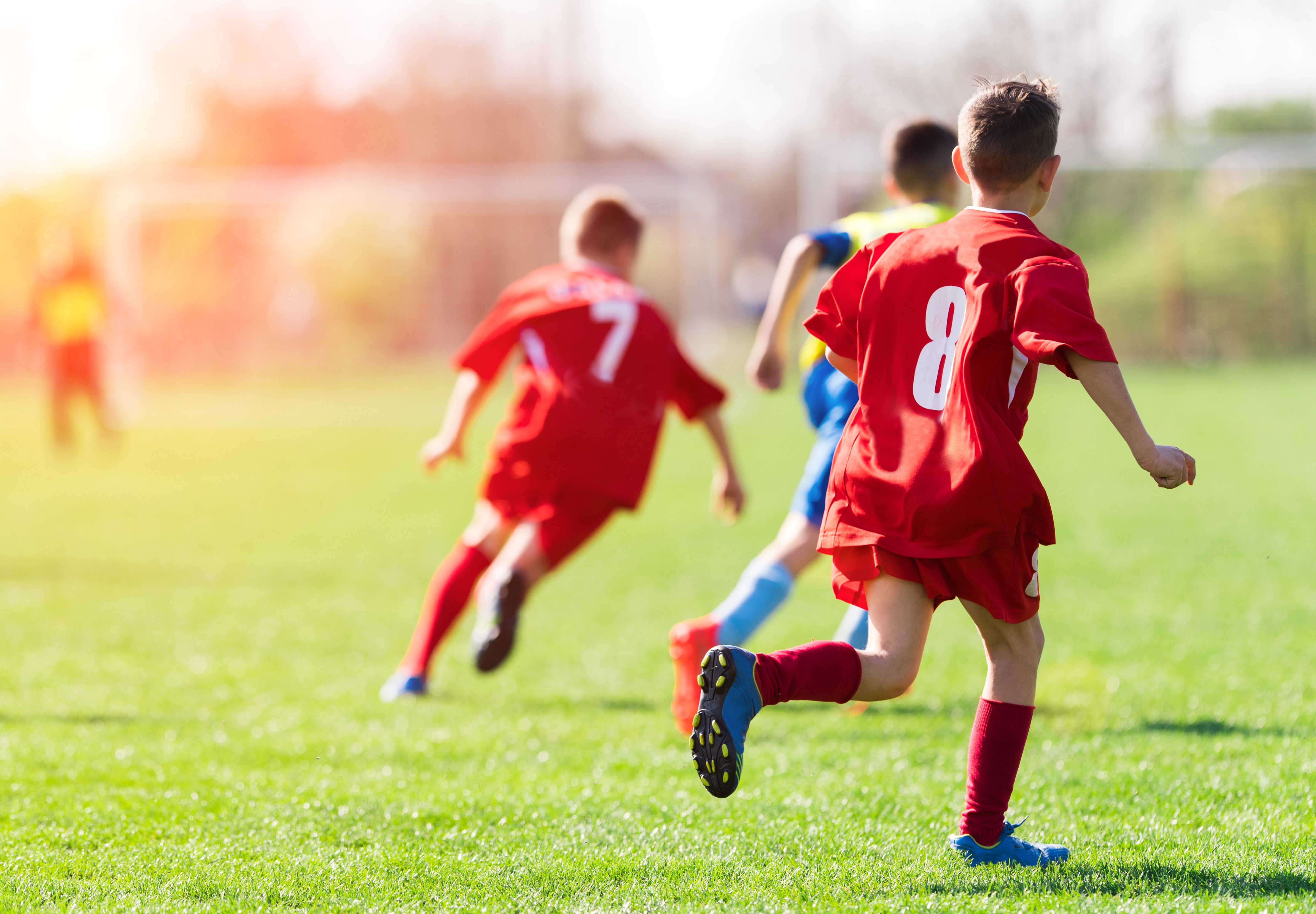 Kids playing Football